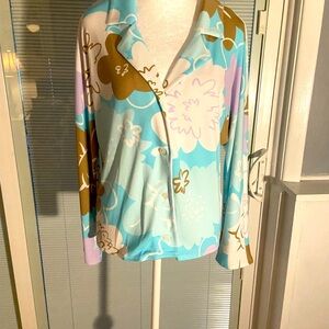 Alfani beautiful button blouse